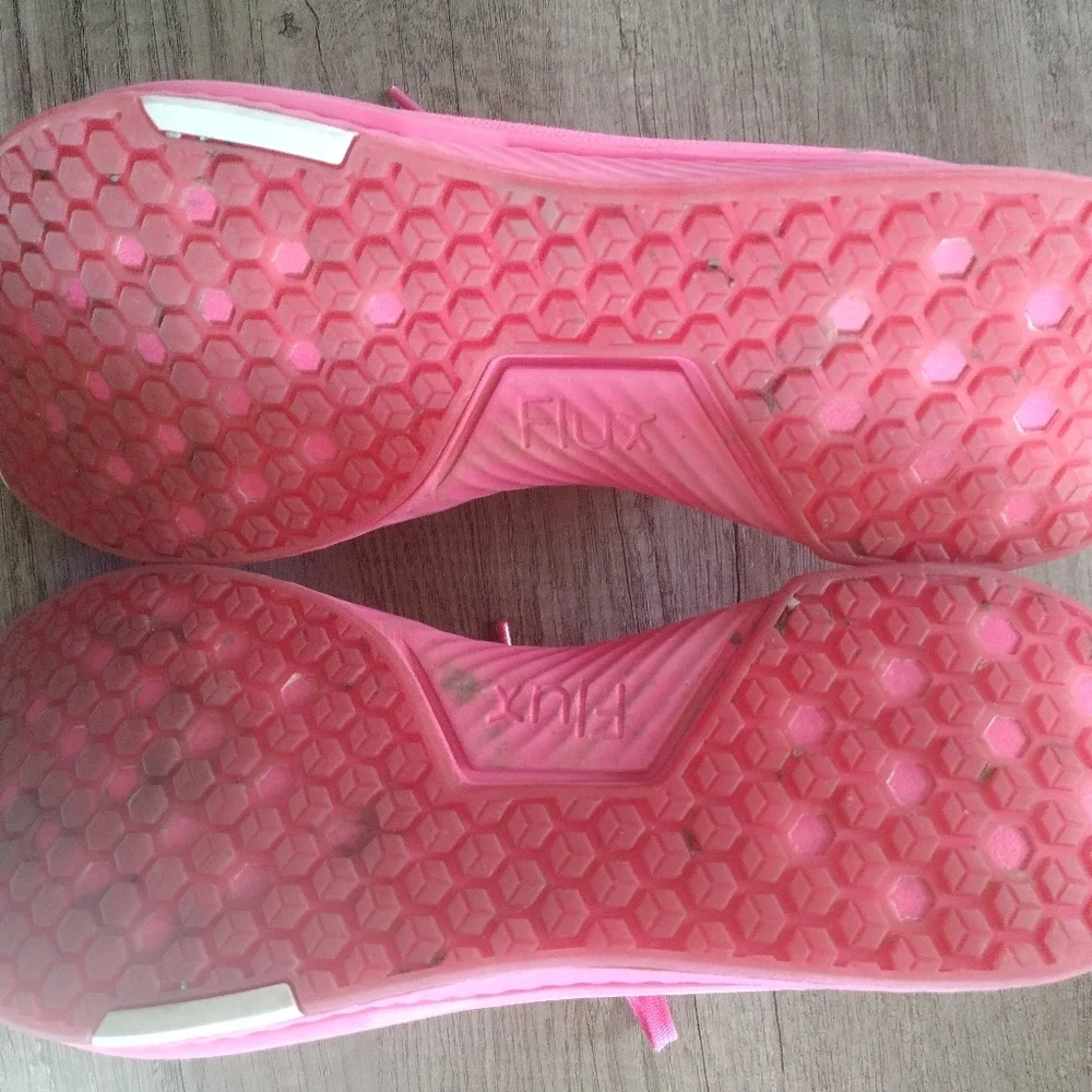 Flux Footwear Adapt Runner Neon Pink Mens Size 13 Athletic Knit Shoes Sneakers